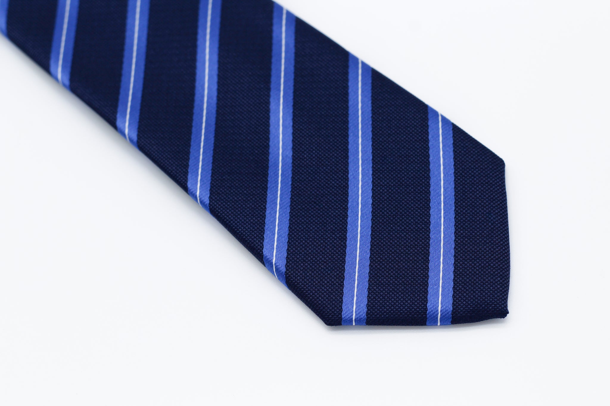 Cravate Streak Bleu Marine Bleu