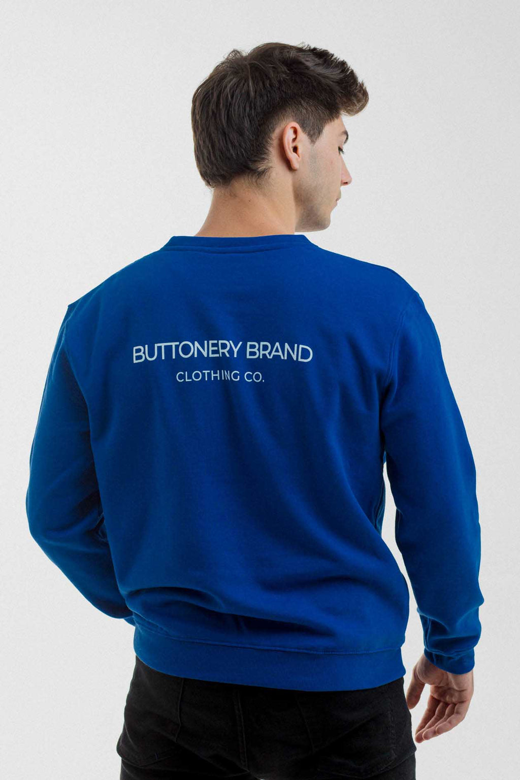 Sudadera Buttonery Brand Azul
